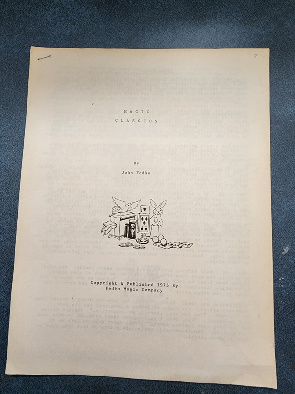 Magic Classics - John Fedko