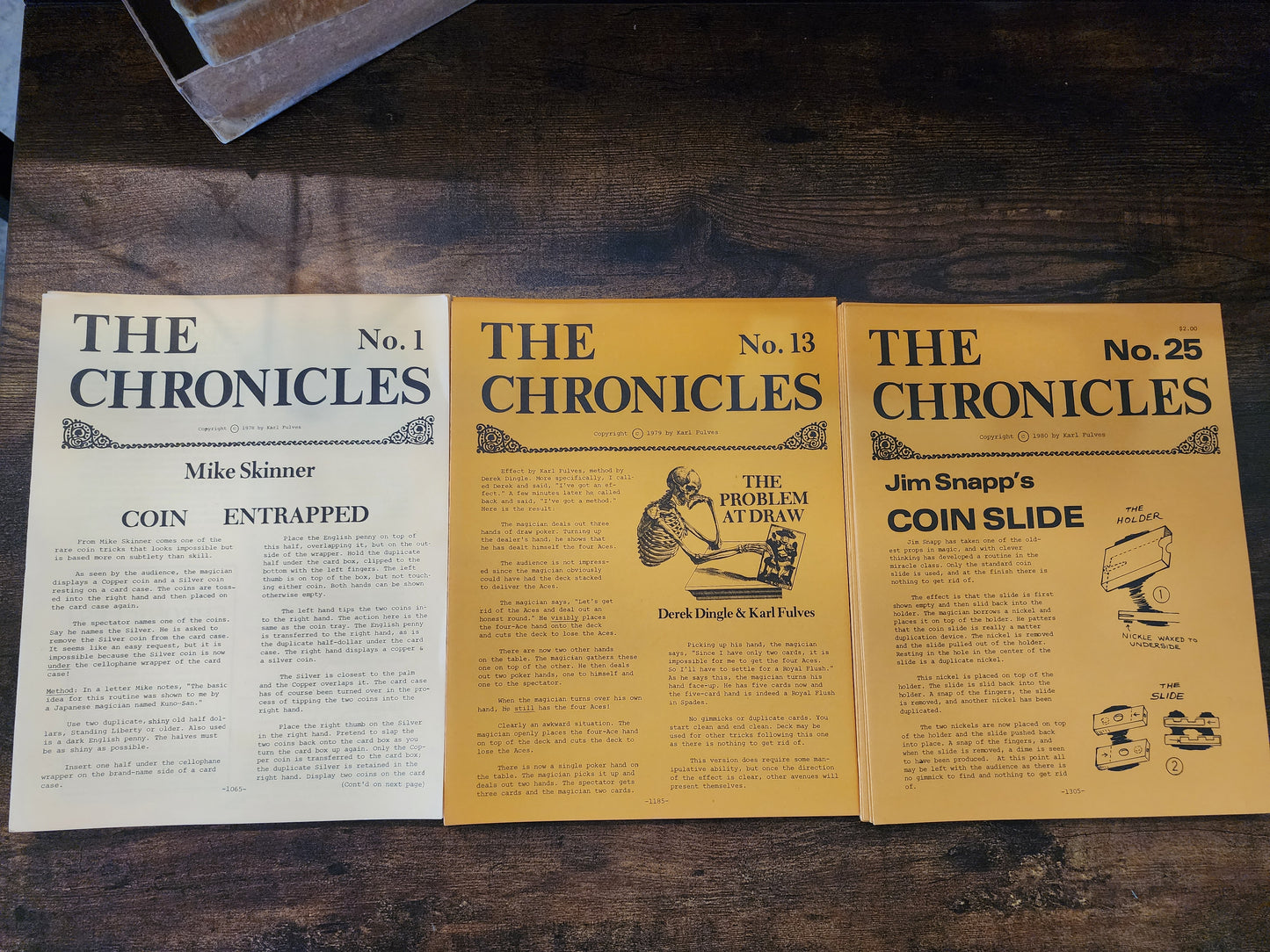 The Chronicles Magazine Complete File ( 36 Issues) - Karl Fulves