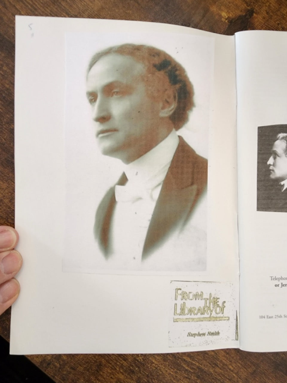 Auction Program of The Manny Weltman Houdini Collection from SWANN GALLERIES