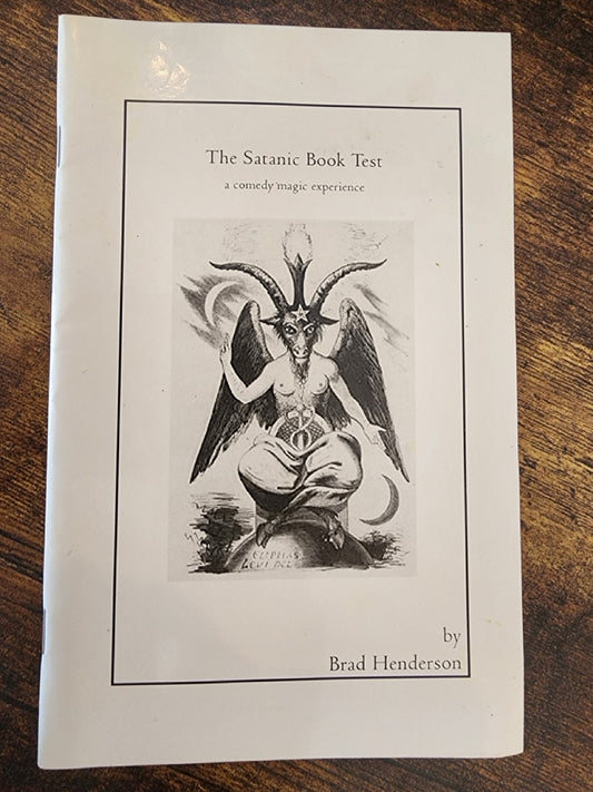 The Satanic Book Test, A Comedy Magic Experience - Brad Henderson