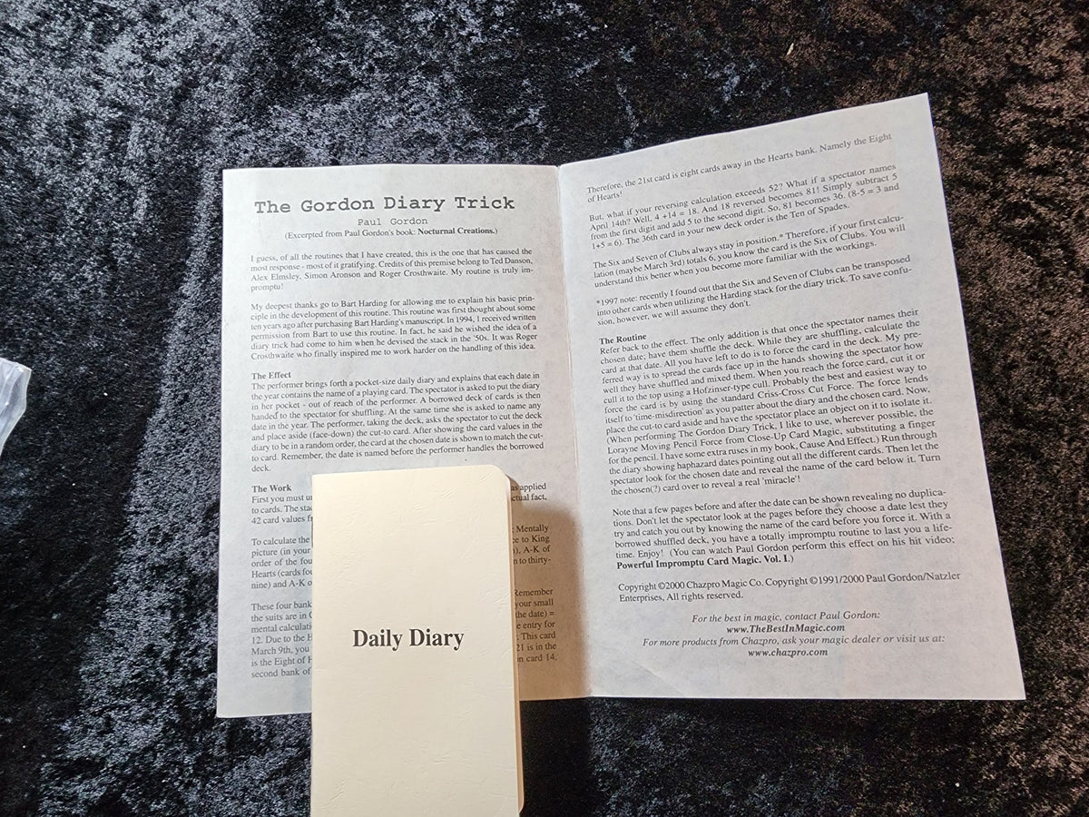 The Gordon Diary - Paul Gordon (SM1)