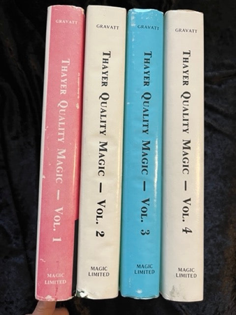 Thayer Quality Magic Catalog Instruction Sheets, Vols.1-4 - Glenn Gravatt