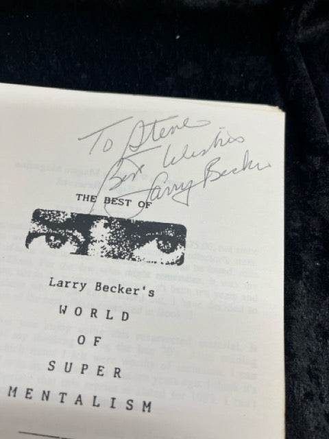 Larry Becker's World of Super Mentalism Book Two - SIGNED