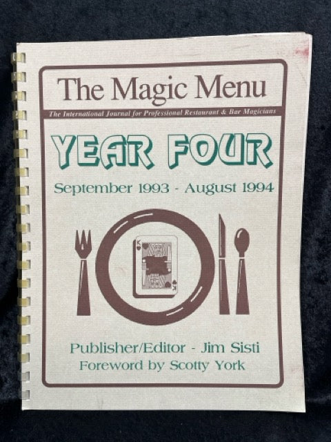 The Magic Menu: Year Four - Jim Sisti