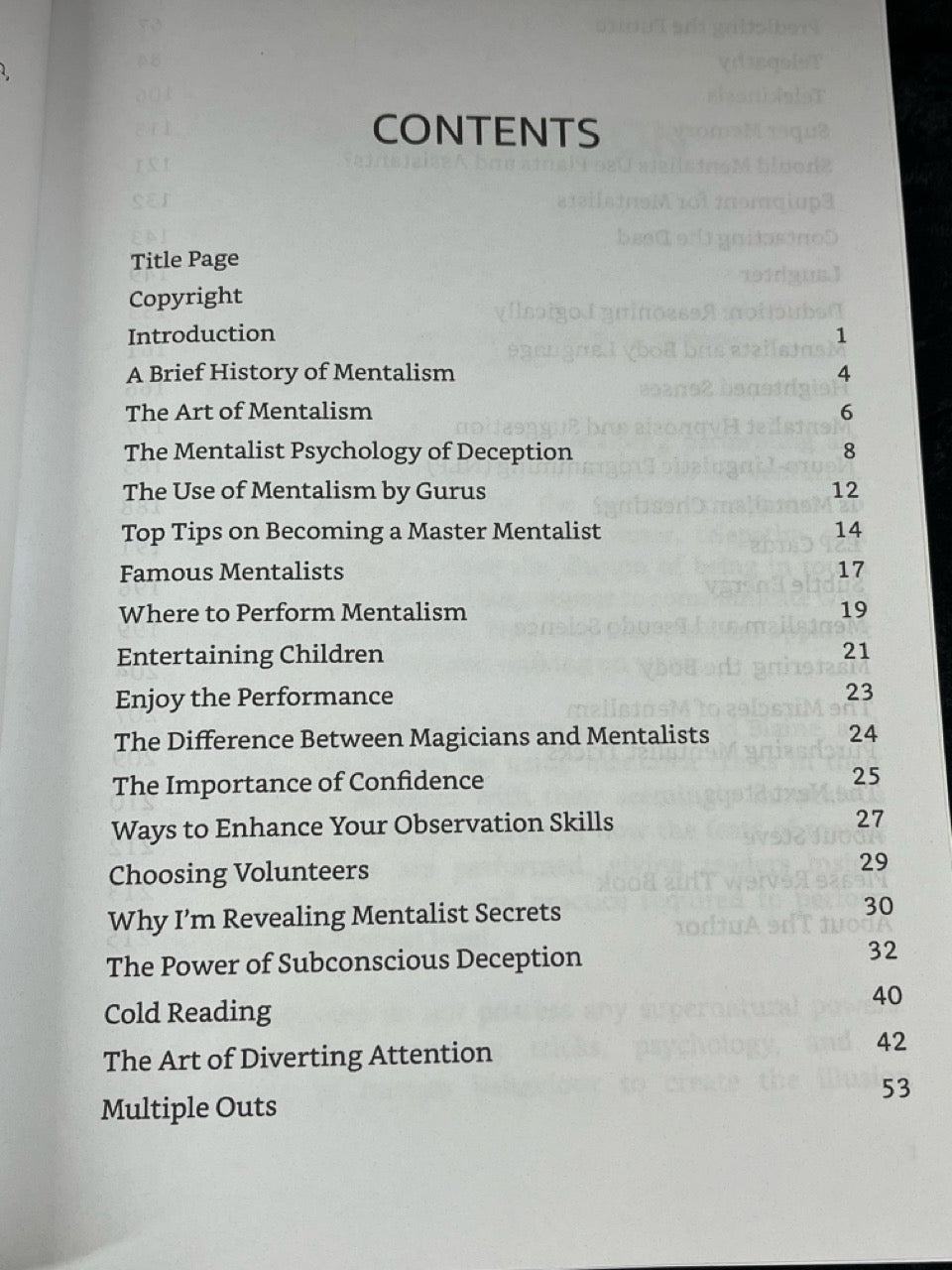 The Art of the Mentalist - Steve G. Williamson