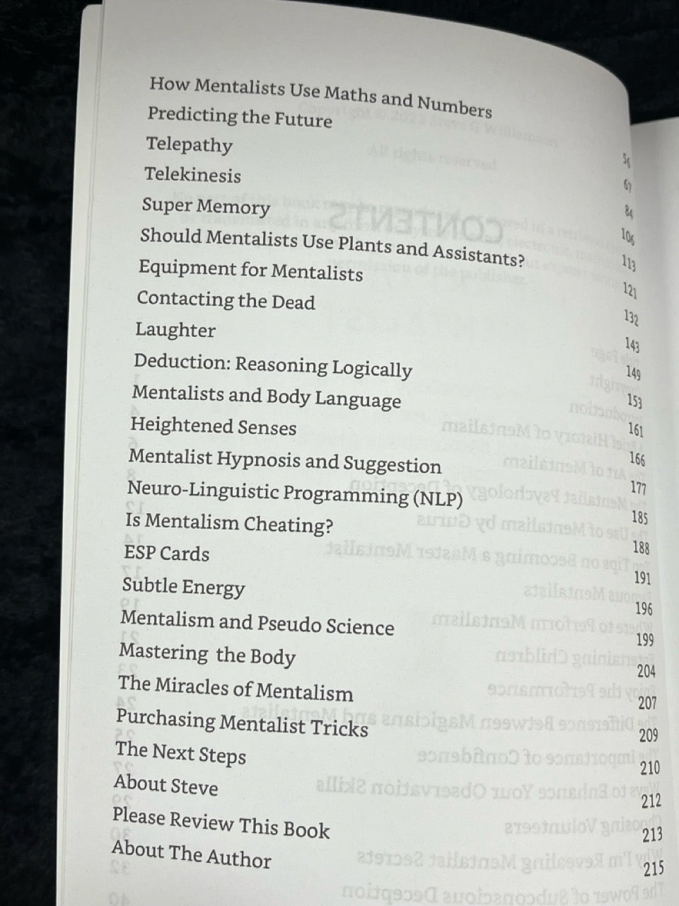 The Art of the Mentalist - Steve G. Williamson