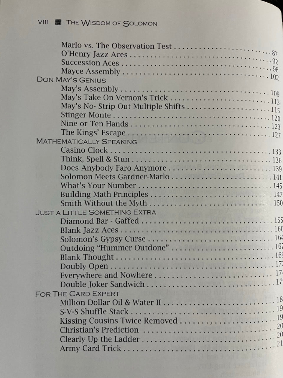 3 David Solomon titles (The Wisdom of Solomon, Solomon's Secrets, Solomon's Mind)