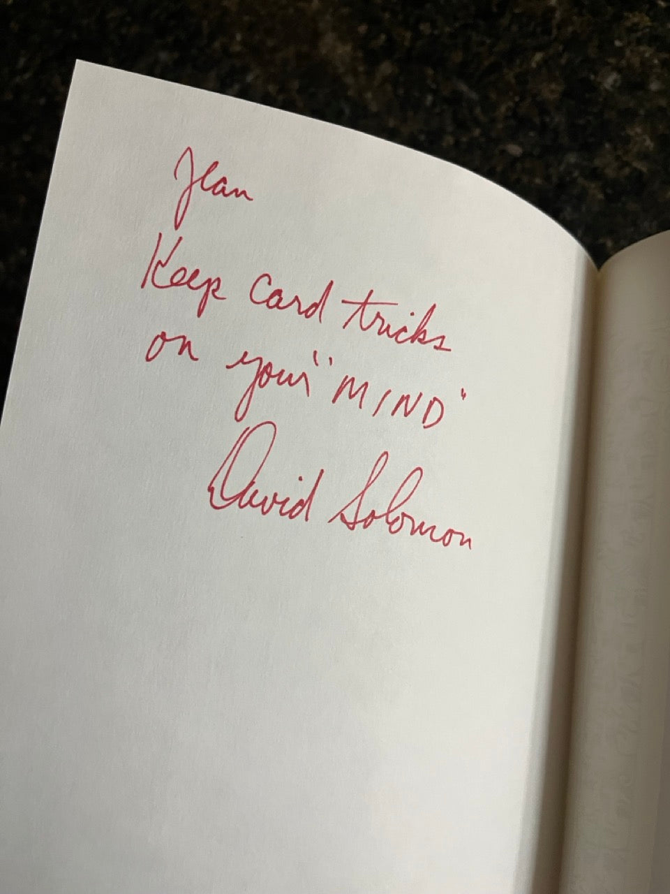 3 David Solomon titles (The Wisdom of Solomon, Solomon's Secrets, Solomon's Mind)