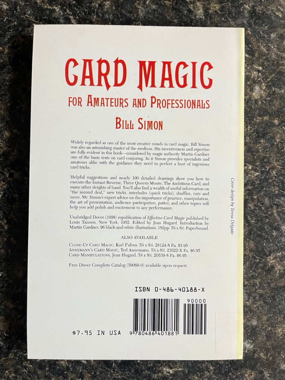 Card Magic For Amateurs and Professionals - Bill Simon