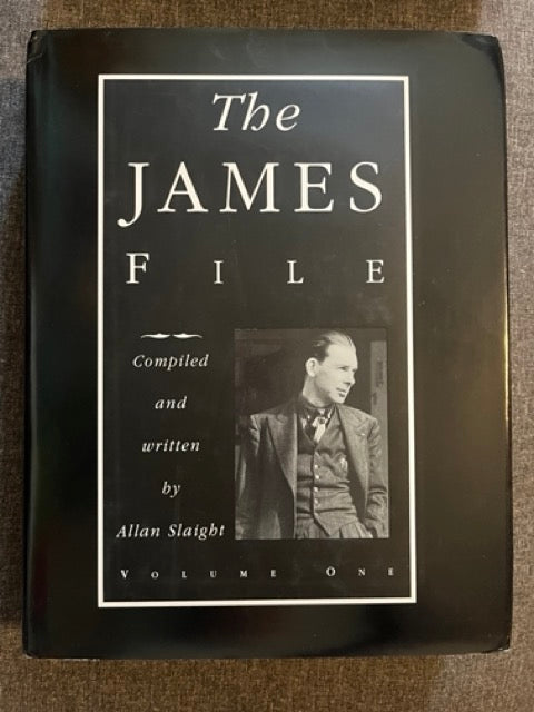 The James File 1 & 2 +Index - Allan Slaight