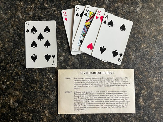 Five Card Surprise - Fox Lake Cards (SM5)
