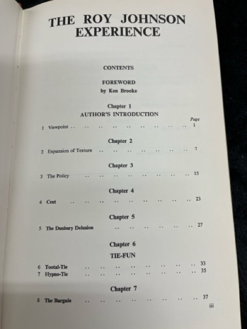 Roy Johnson Book Lot #2 (2 titles)