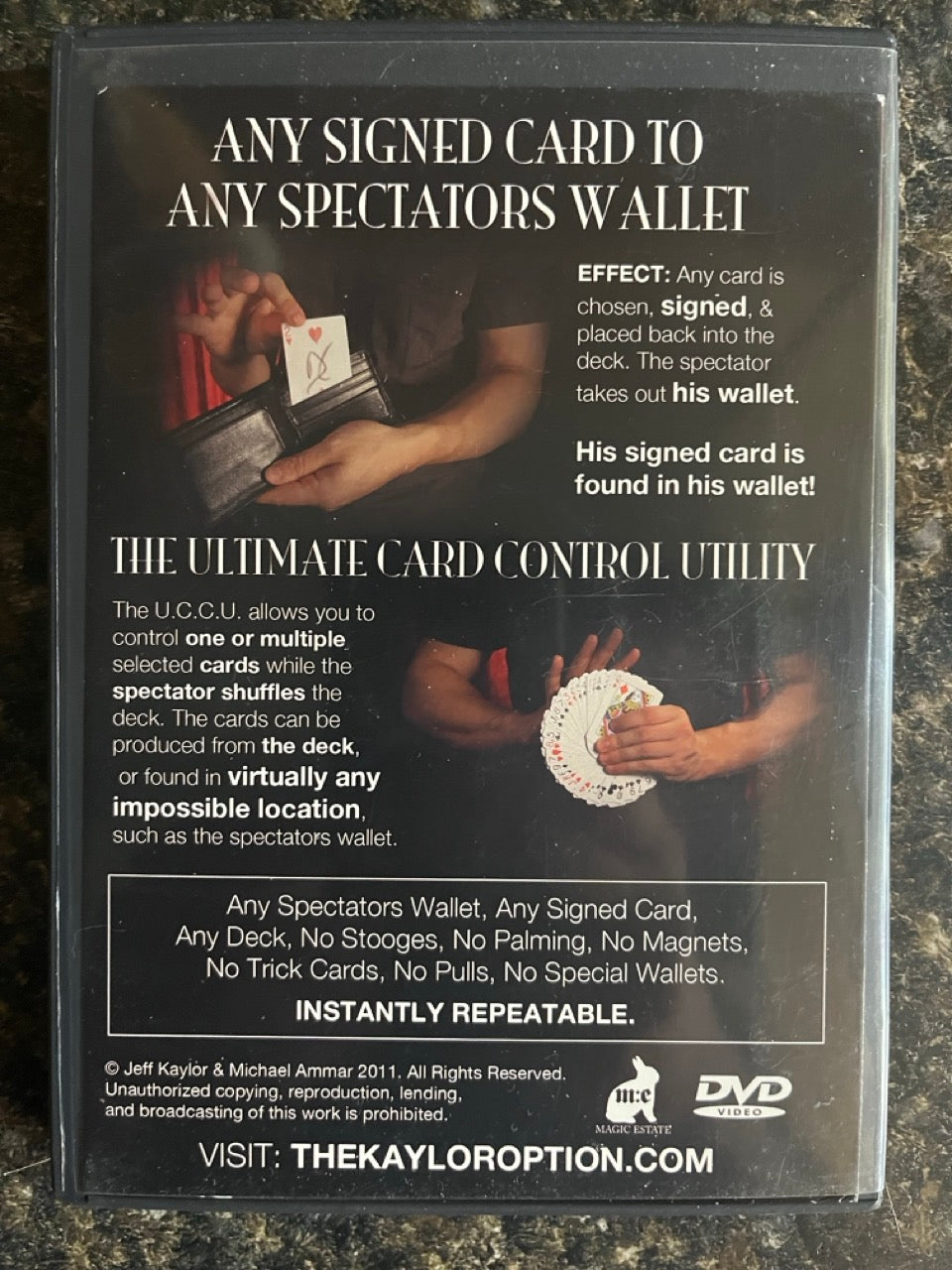 Any Signed Card to Any Spectator's Wallet - Jeff Kaylor & Michael Ammar