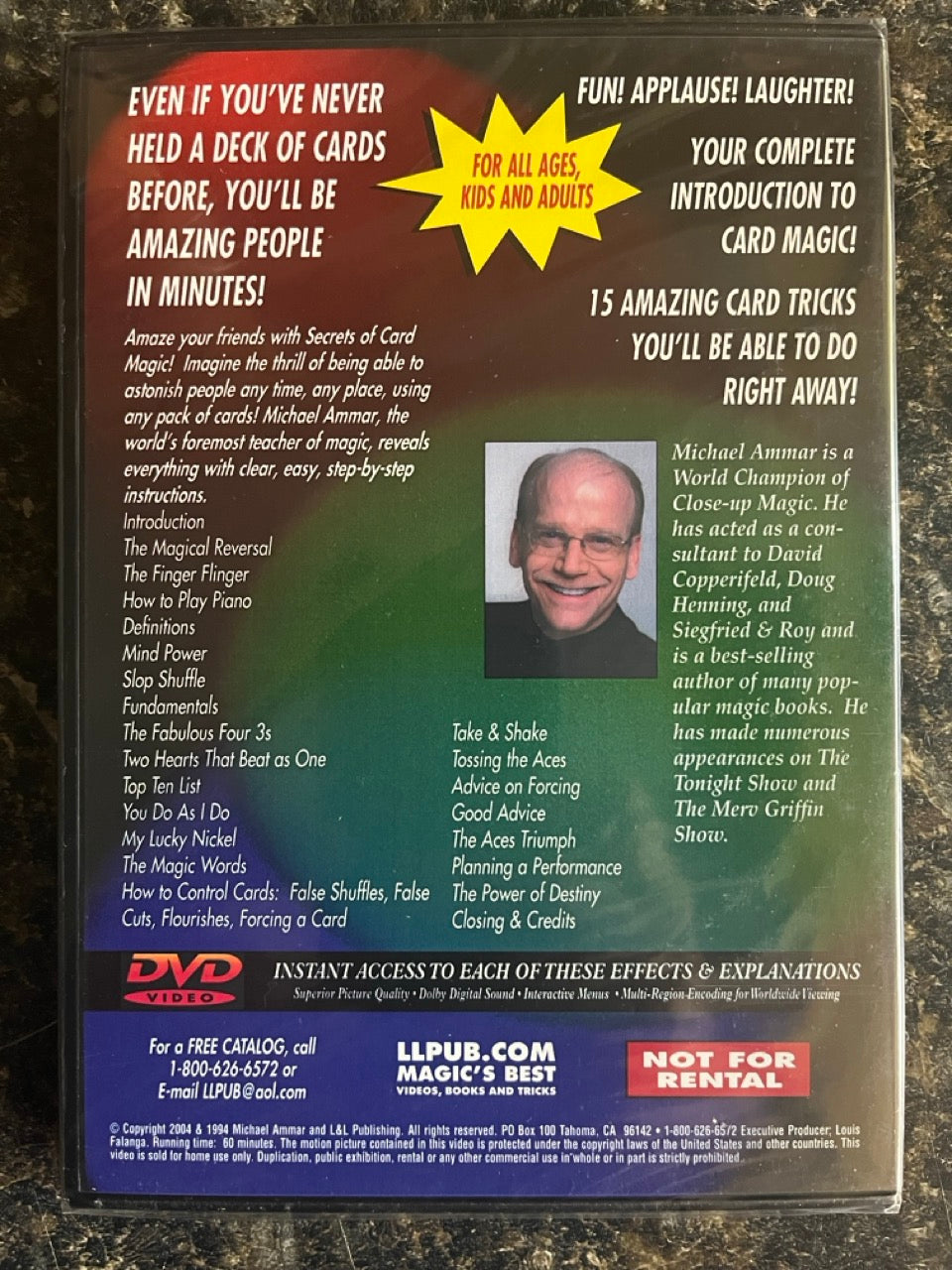 Amazing Secrets of Card Magic - Michael Ammar DVD