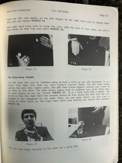 Eric DeCamps' Dazzling Close-Up Coin Act: The Coin Connection - Gary Ouellet