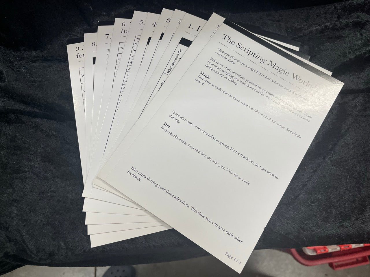 Scripting Magic 1 & 2 - Pete McCabe - Deluxe Set (includes Workshop Cards)