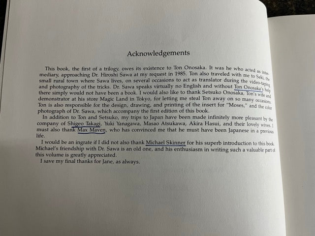Sawa's Library of Magic - Richard Kaufman - SIGNED