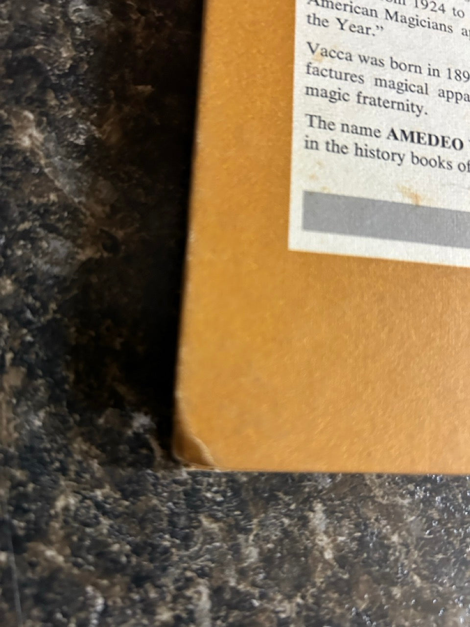 Amedeo's Continental Magic - Frank Garcia & George Schindler