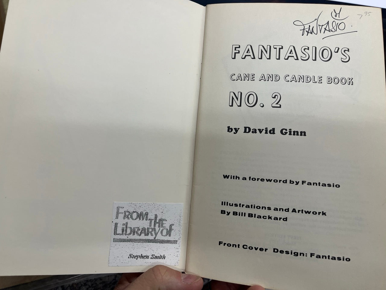 Fantasio Cane & Candle Book #2 - David Ginn