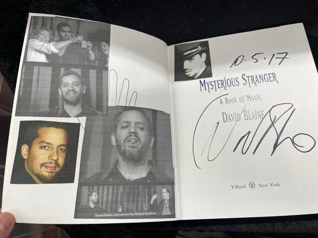 Mysterious Stranger - David Blaine - SIGNED (pb)