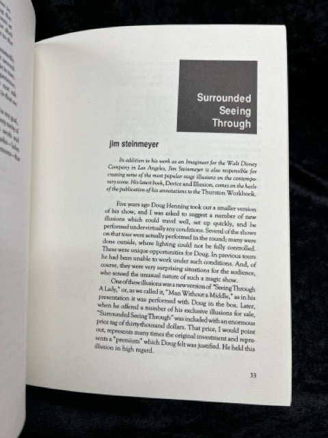 Magic Magazine Final Issue + Square One Booklet - Stand Allen