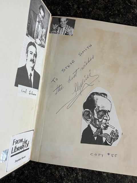 The Magic of Slydini (2 books Text and Photographs) - Karl Fulves (SIGNED by Slydini)