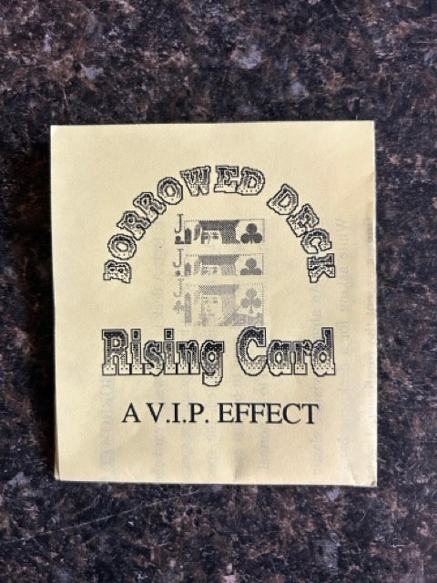 Borrowed Deck Rising Card  - (Tom Craven estate)