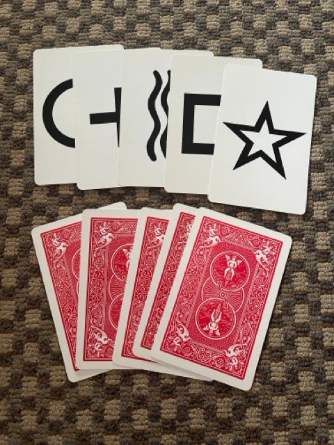 (10 cards) Jumbo ESP Cards (Bicycle) - US Playing Card Co. (10 cards) (SM2)