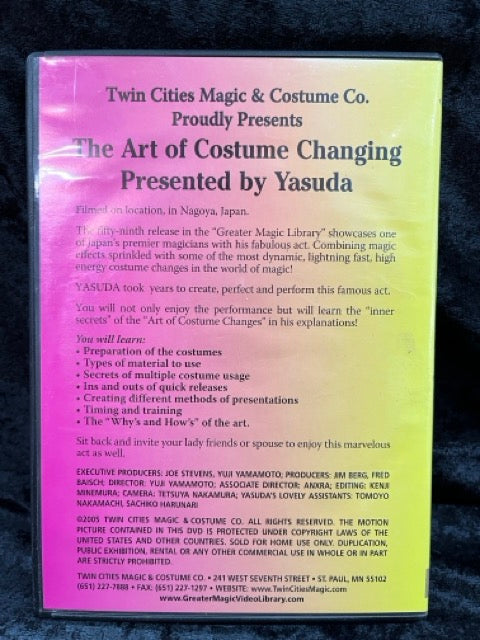 The Art of Costume Changing (Yasuda) - The Greater Magic Video Library - DVD