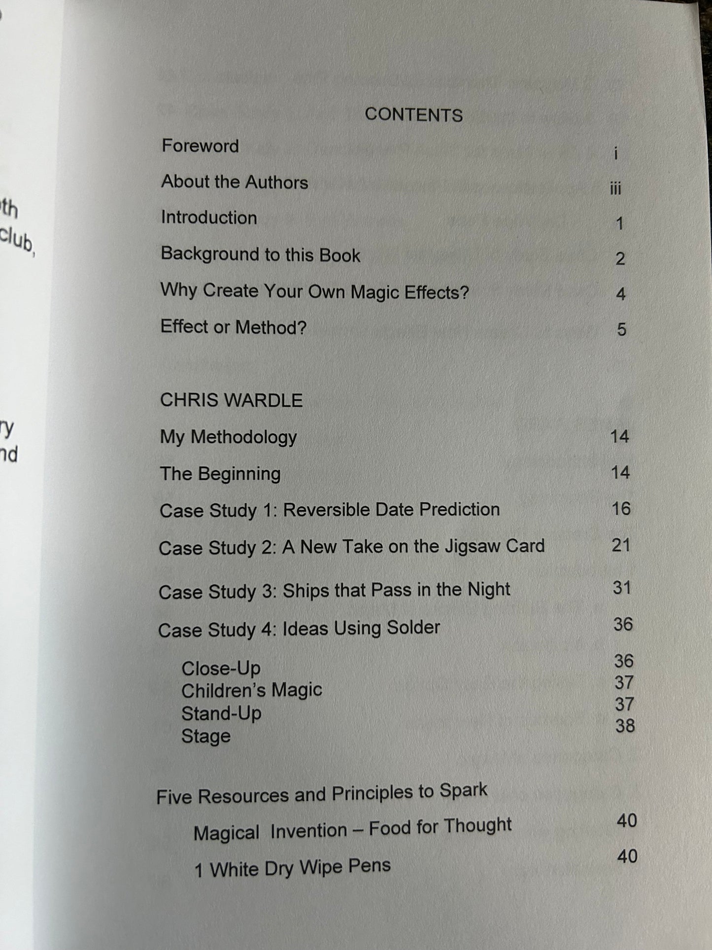 Creating the Impossible - Chris Wardle & James Ward