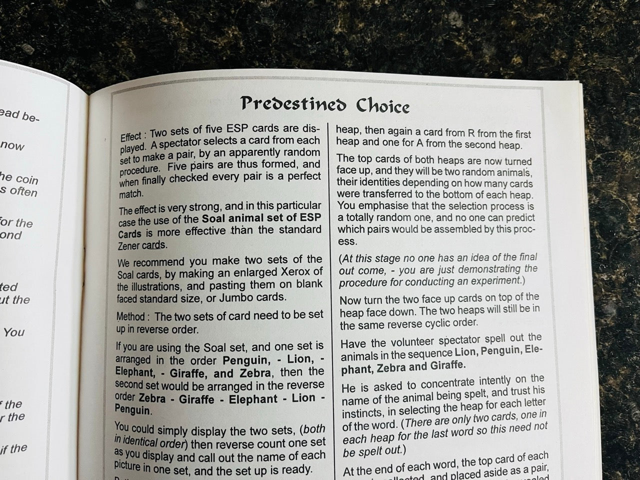 Magic with an ESP Deck - Sam Dalal (large format)