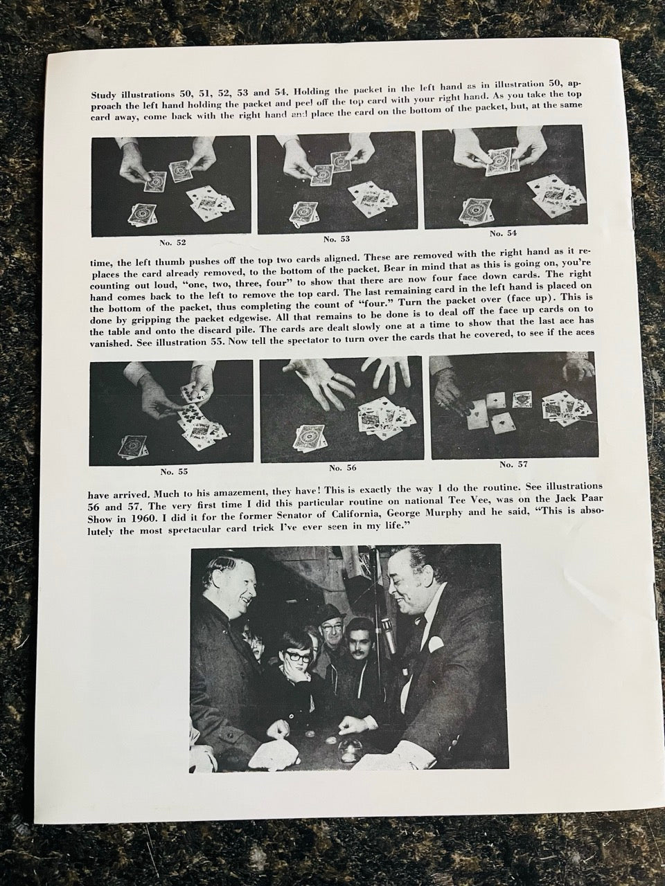 MacDonald's $100 Four Ace Trick - Frank Garcia (Instructions only)