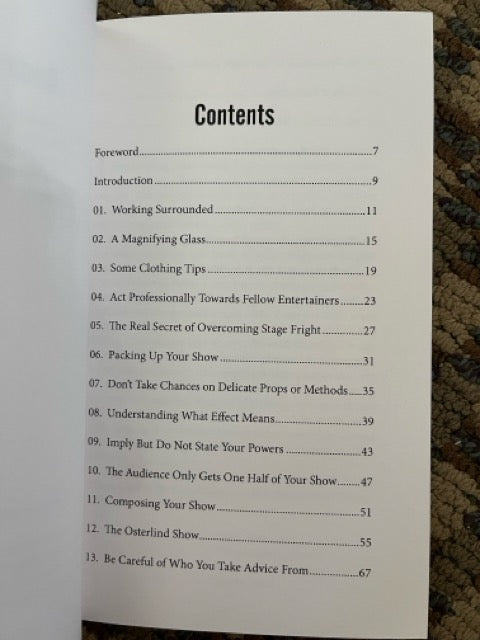 The Professional Mentalist's Field Manual - Richard Osterlind
