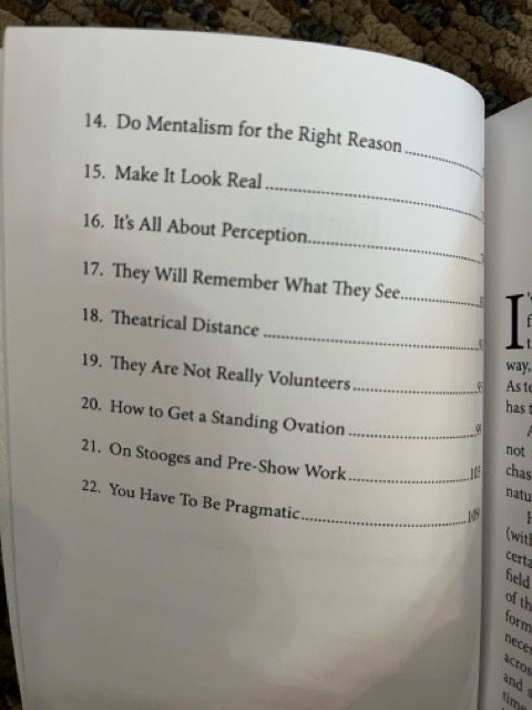 The Professional Mentalist's Field Manual - Richard Osterlind