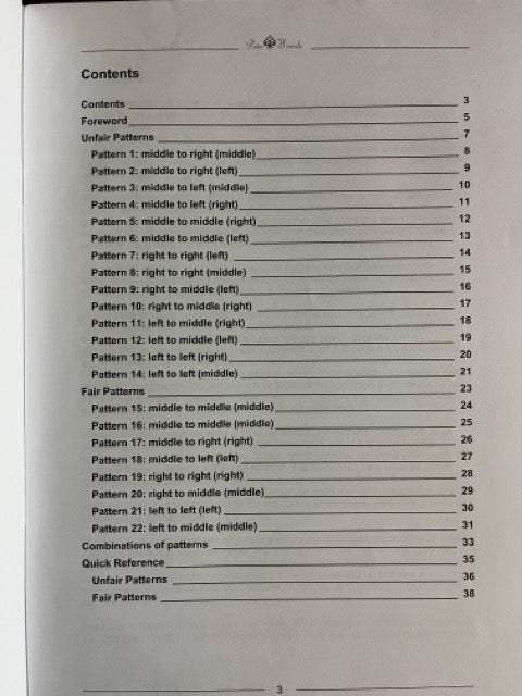 Patterns For The Three Shell Game - Peter Woerde