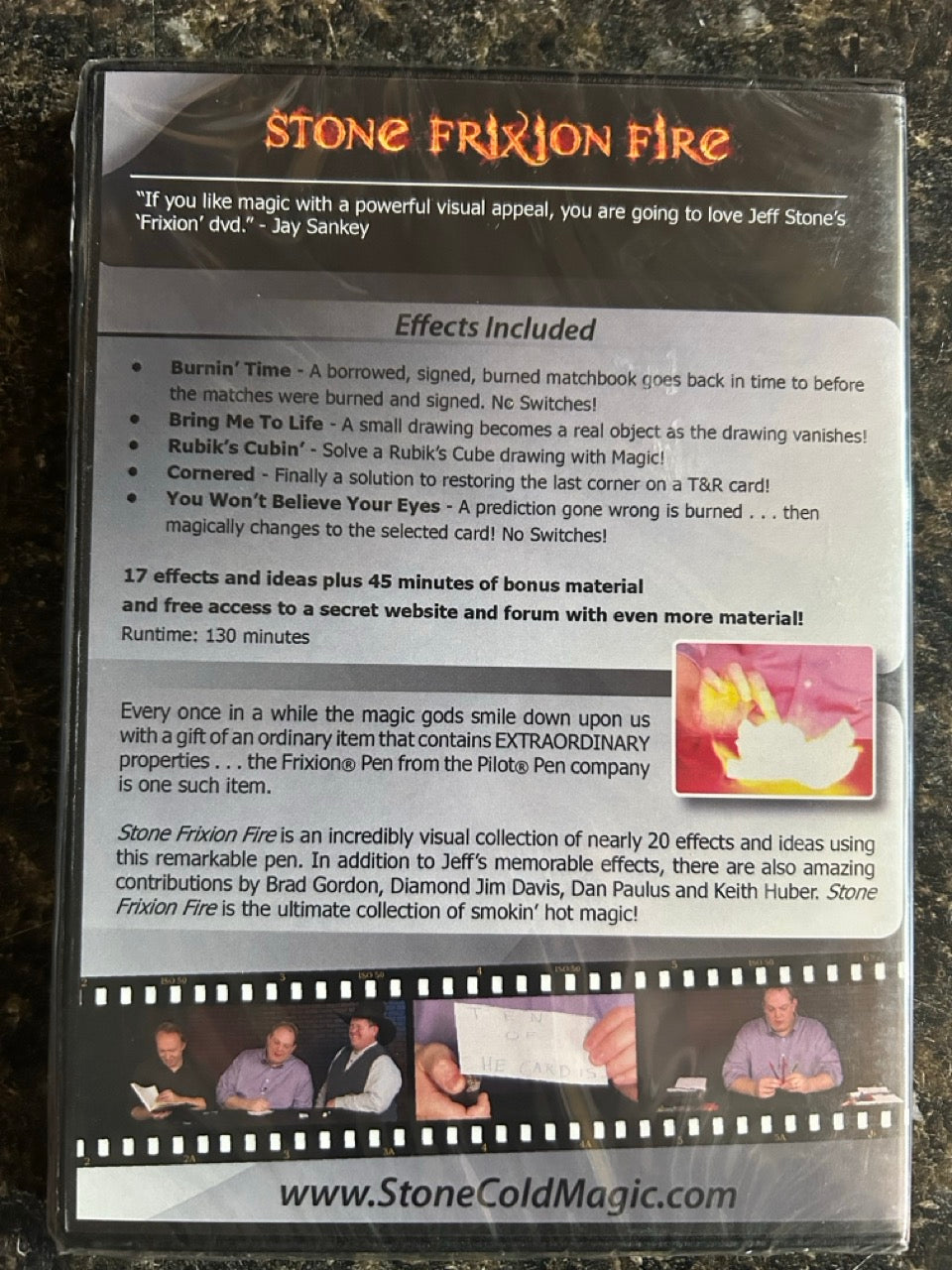 Stone Frixion Fire - Jeff Stone - DVD