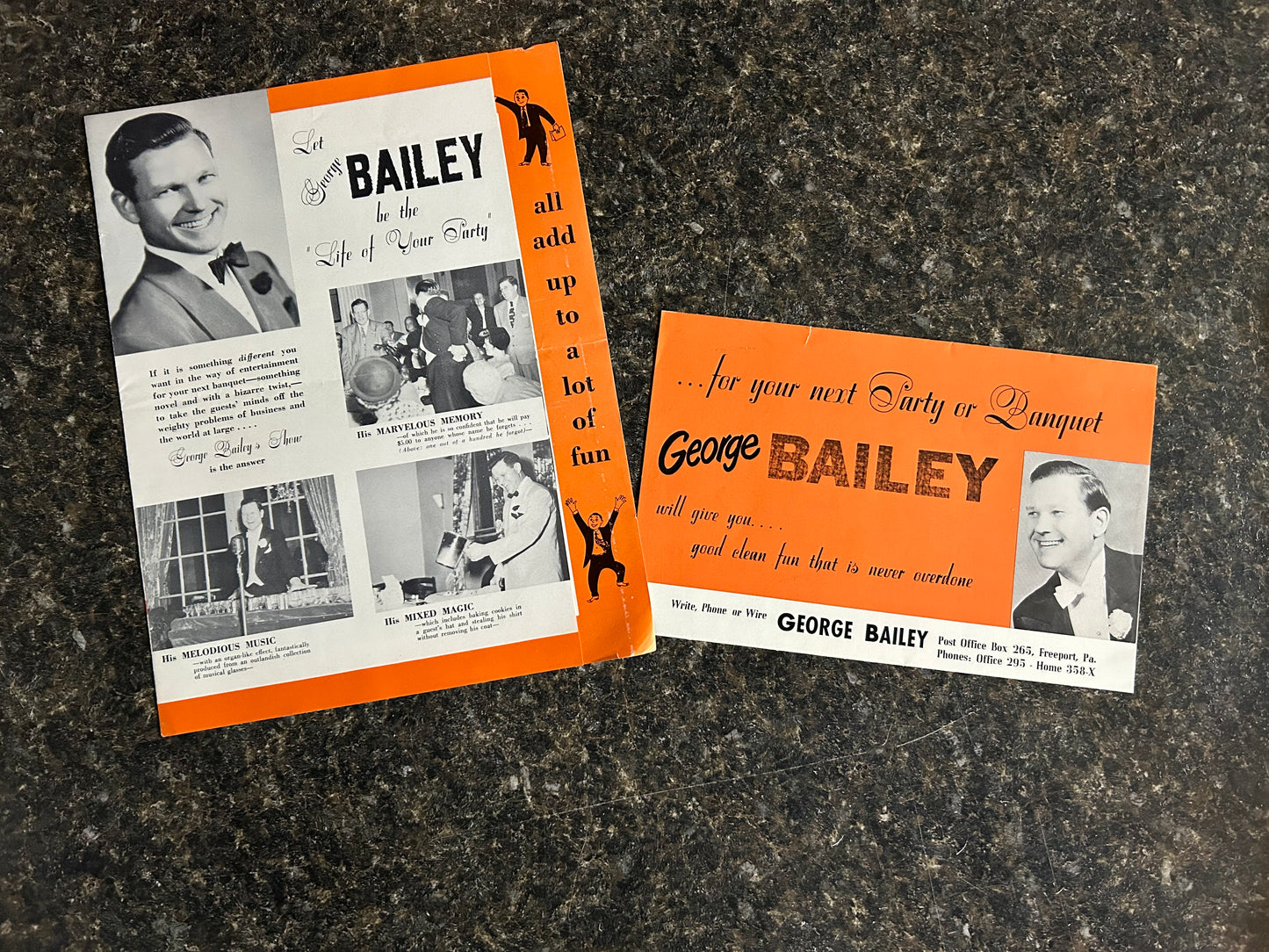 George Bailey Promotional Pieces