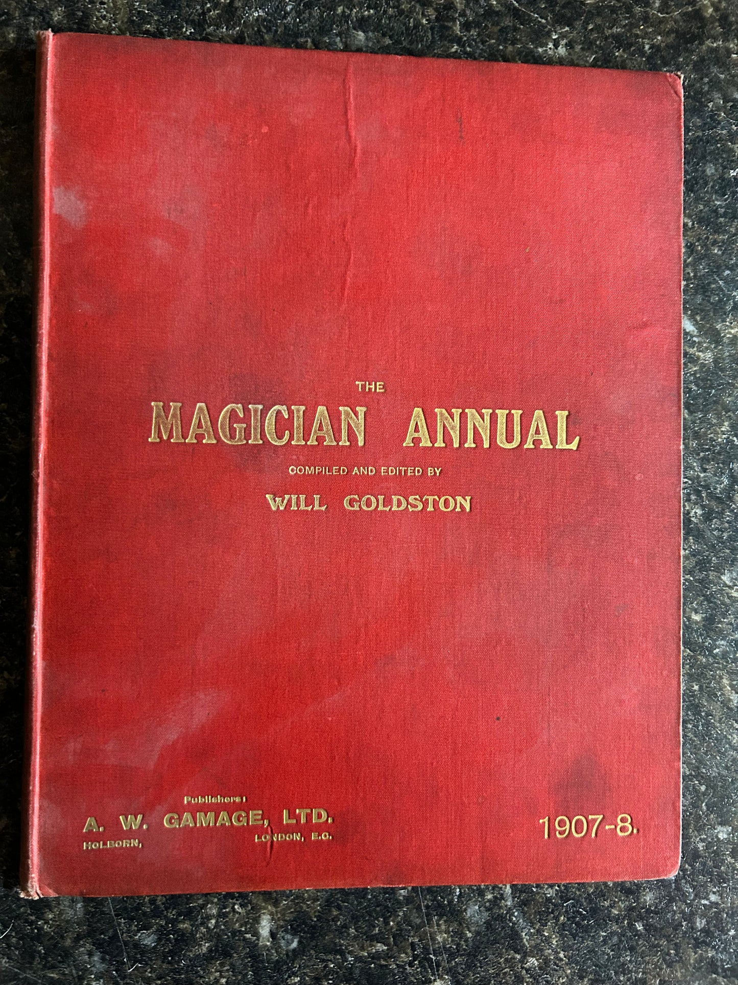 The Magician Annual 1907-08 - Will Goldston