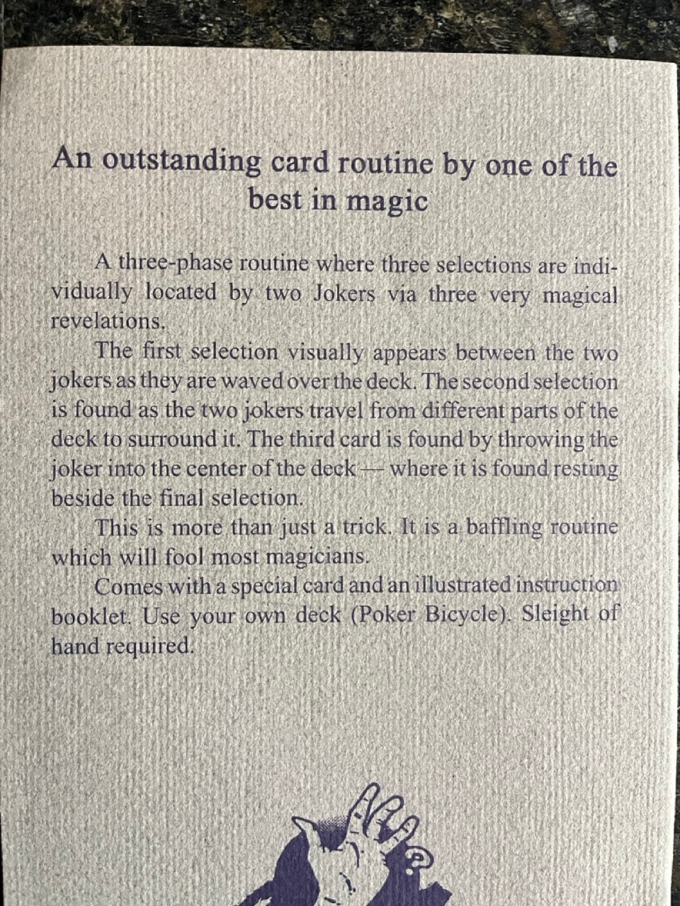 Johnny Thompson's Prowling Jokers - Meir Yedid #9