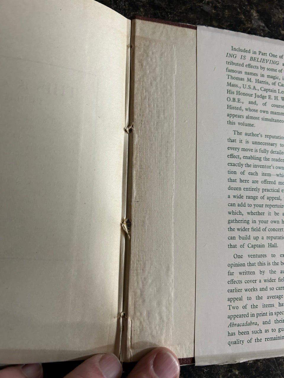 Reading is Believing - Trevor H Hall