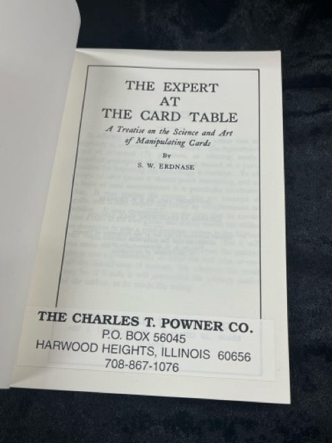 The Expert at the Card Table - S.W. Erdnase (Charles T. Powner edition)