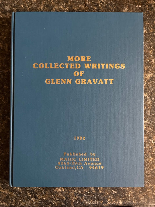 More Collected Writings - Glenn Gravatt