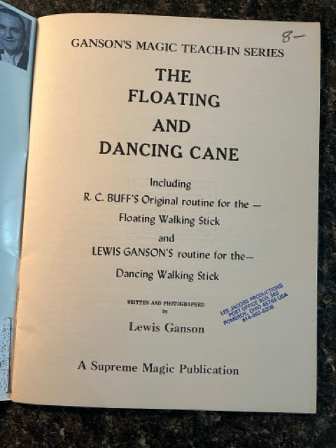 The Floating & Dancing Cane - Lewis Ganson Teach-In Series