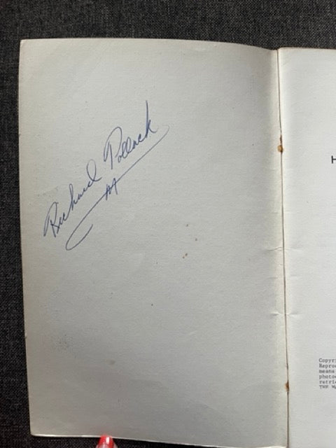 Hands Across The Table - Richard Pollack - Signed