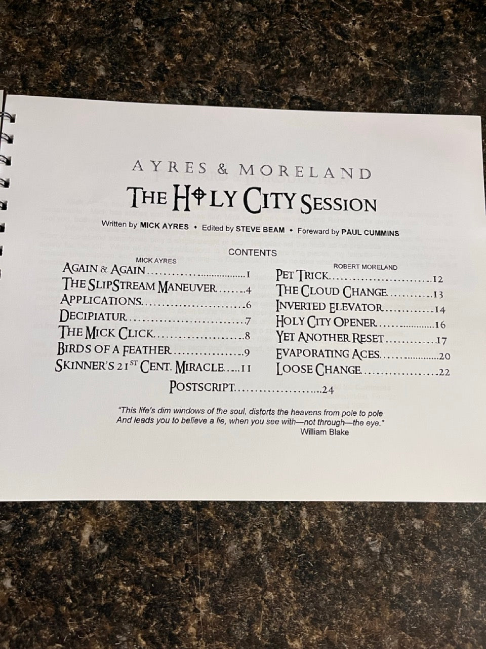 The Holy City Session - Ayres & Moreland