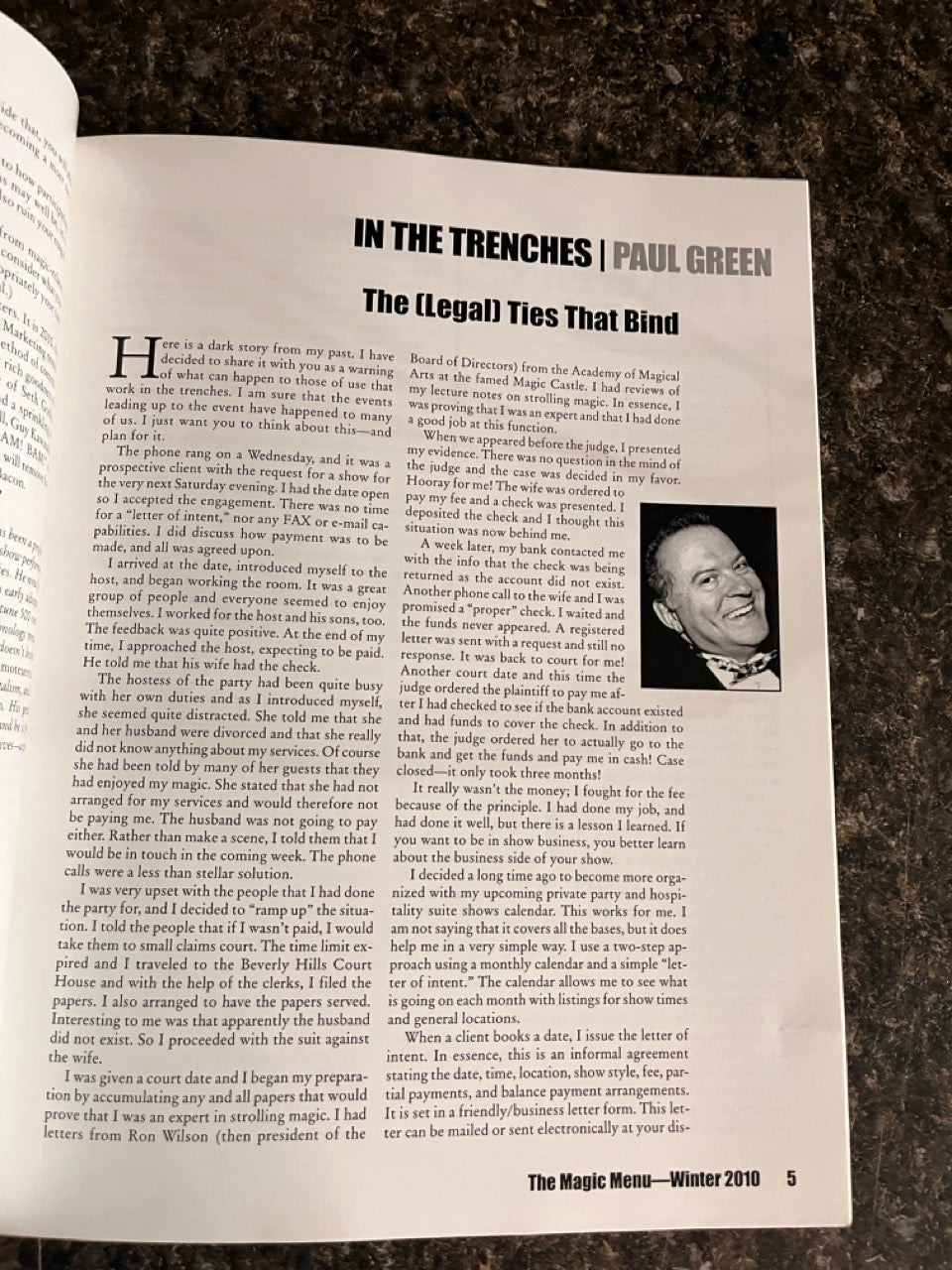2 Issues of The Magic Menu - Jim Sisti