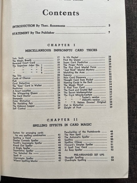 Encyclopedia of Card Tricks - Jean Hugard (HC)