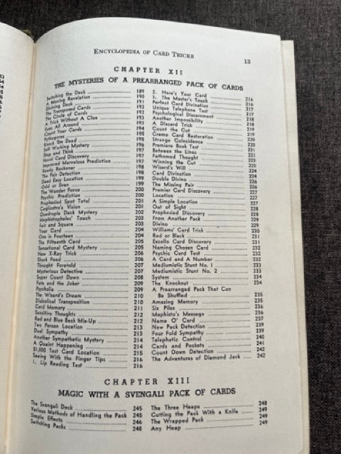 Encyclopedia of Card Tricks - Jean Hugard (HC)
