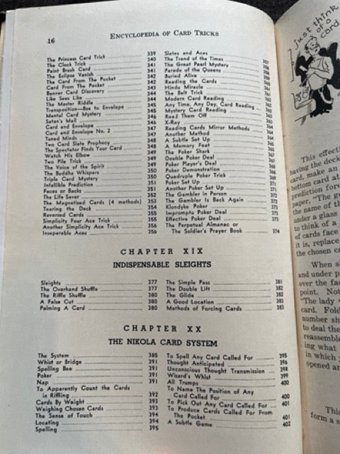 Encyclopedia of Card Tricks - Jean Hugard (HC)