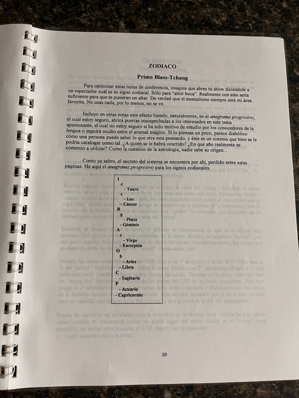 Misterios Ancestrales Modernos - Primo Blass-Tchang (SPANISH)